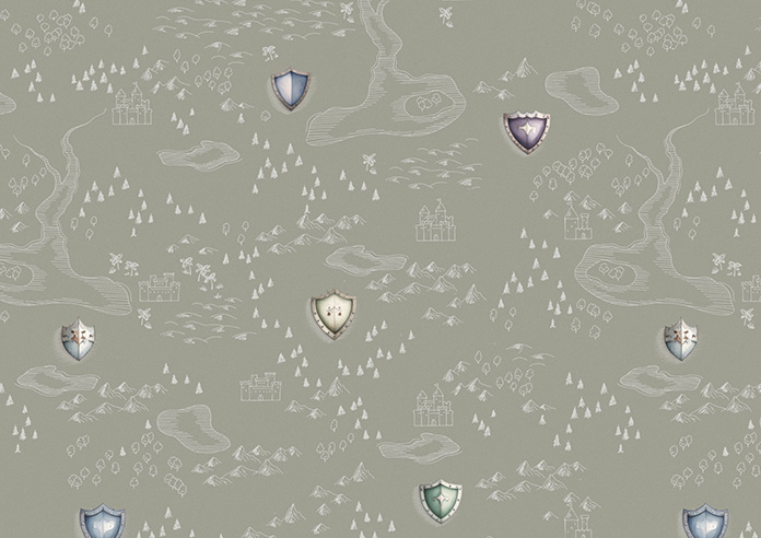 Jurassic Joust, Knights Way Templar - Twist&Fit Roman Blind - Image 7